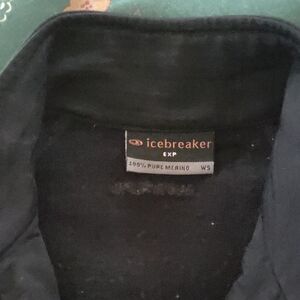 Icebreaker Black Merino Wool Shirt